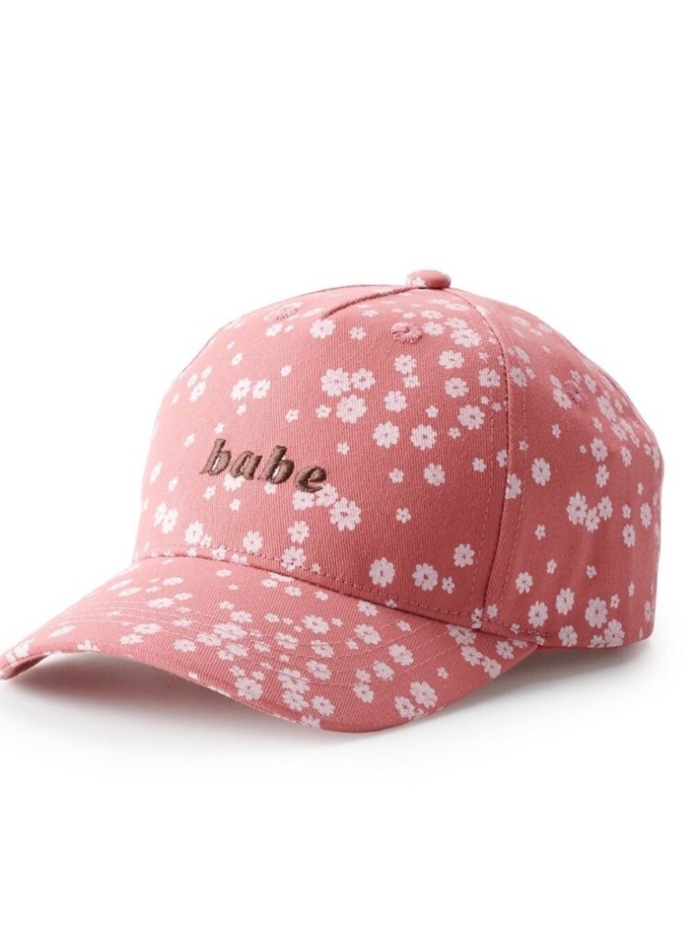 LC Lauren Conrad Ditzy Floral Mini Baseball Hat Kids Size-Organic Cotton-Pink